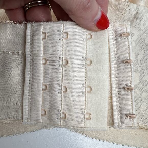 Underscore 48DD 48E Bra Unlined Wirefree Full Coverage Beige Lift Support Tan - Picture 8 of 14